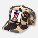 BROWN CAMO CURVED BILL HAT COLLECTION