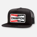 CHAMPION PIT CREW FLAT BILL PATCH HAT