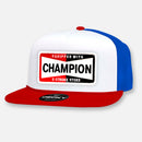 CHAMPION PIT CREW FLAT BILL PATCH HAT