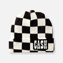 CHECKERBOARD BLACK & WHITE BEANIES
