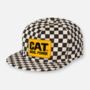 CHECKERBOARD PIT CREW PATCH HAT COLLECTION BLACK-WHITE