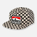 CHECKERBOARD PIT CREW PATCH HAT COLLECTION BLACK-WHITE