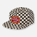 CHECKERBOARD PIT CREW PATCH HAT COLLECTION BLACK-WHITE