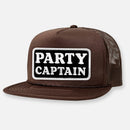 PARTY CAPTAIN FLAT BILL PATCH HAT