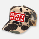 PARTY CAPTAIN CURVED BILL PATCH HAT