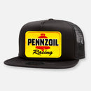 PENNZOIL RACE TEAM FLAT BILL PATCH HAT