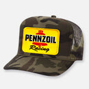 PENNZOIL RACE TEAM CURVED BILL PATCH HAT