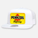 PENNZOIL RACE TEAM FLAT BILL PATCH HAT