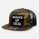 WASHED UP LOCAL FLAT BILL PATCH HAT