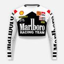 WOMENS CROP FORMULA ONE 1974 BLACK RACE JERSEY