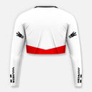 WOMENS CROP FORMULA ONE 1974 RED RACE JERSEY