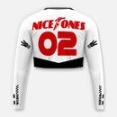 NICE ONES WOMENS CROP JERSEY NAME & NUMBER PRINTING