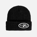 FUCKIT OVAL BLACK PATCH BEANIE