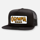 OLYMPIA BEER FLAT BILL PATCH HAT