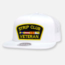 STRIP CLUB VETERAN FLAT BILL PATCH HAT