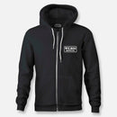 WEBIG MOTO CO ZIP HOODIE BLACK