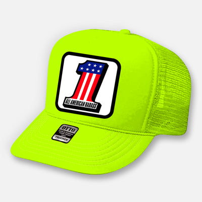 ALL AMERCAN BADASS CURVED BILL HAT