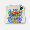 WOMENS ALL AMERICAN CROP TEE SIZE MEDIUM