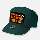 BORN TO RAISE HELL CURVED BILL PATCH HAT