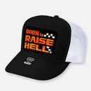 BORN TO RAISE HELL CURVED BILL PATCH HAT