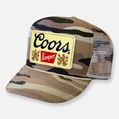 BROWN CAMO CURVED BILL HAT COLLECTION