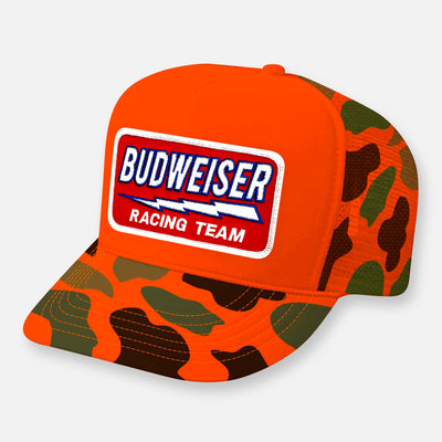 BUD RACING TEAM CURVED BILL PATCH HAT