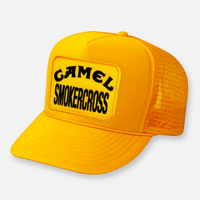 CAMEL SMOKERCROSS RACE HAT YELLOW PATCH