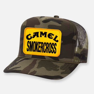 CAMEL SMOKERCROSS RACE HAT YELLOW PATCH