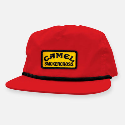 CAMEL SMOKERCROSS UNSTRUCTURED SNAPBACK PATCH HAT