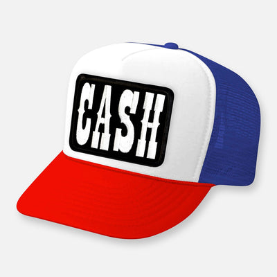 CASH CURVED BILL PATCH HAT