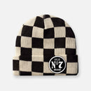 CHECKERBOARD PIT CREW PATCH BEANIE COLLECTION