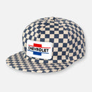 CHECKERBOARD PIT CREW PATCH HAT COLLECTION SLATE BLUE