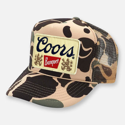 BROWN CAMO CURVED BILL HAT COLLECTION