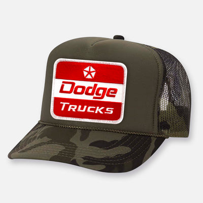 DODGE TRUCKS CURVED BILL PATCH HAT