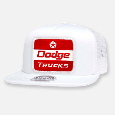 DODGE TRUCKS FLAT BILL PATCH HAT