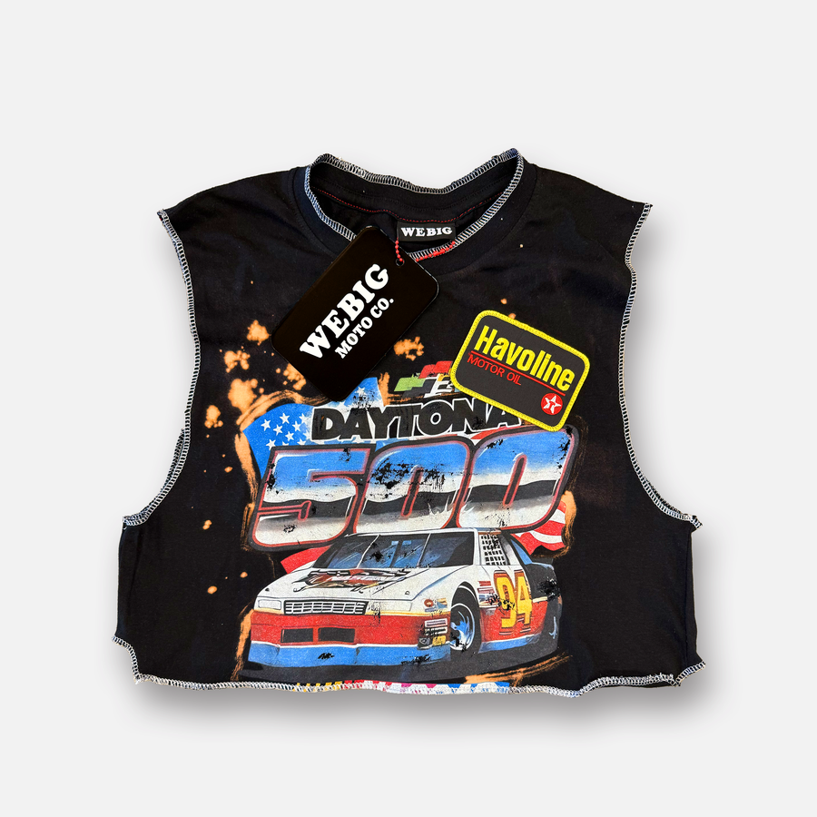 DAYTONA 500 NASTYCAR CROP TEE SIZE SMALL