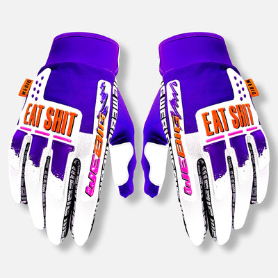 90's VINTAGE EAT SHIT GLOVES PURPLE