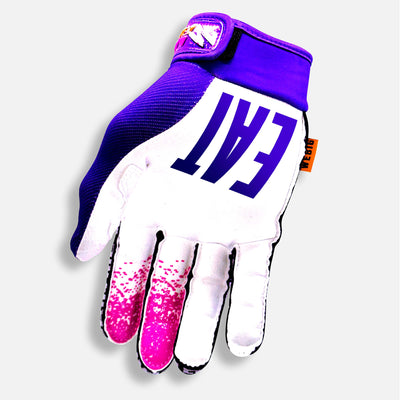 90's VINTAGE EAT SHIT GLOVES PURPLE