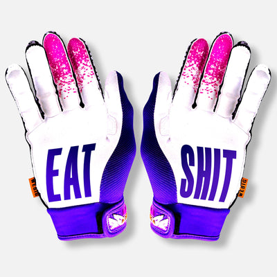 90's VINTAGE EAT SHIT GLOVES PURPLE