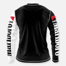 FORMULA 1 RACING JERSEY WHITE-BLACK