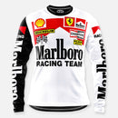 FORMULA 1 RACING JERSEY WHITE-BLACK