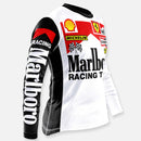 FORMULA 1 RACING JERSEY WHITE-BLACK