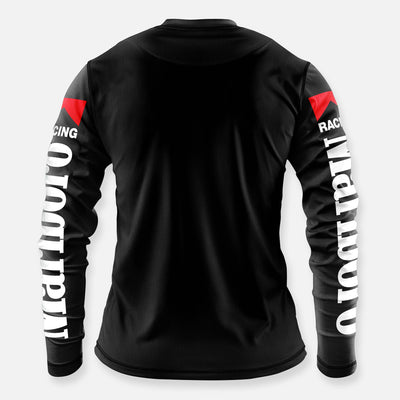 FORMULA 1 RACING JERSEY WHITE-BLACK