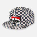 CHECKERBOARD PIT CREW PATCH HAT COLLECTION SLATE BLUE