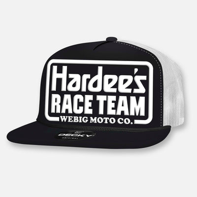 HARDEE'S RACE TEAM FLAT BILL HAT