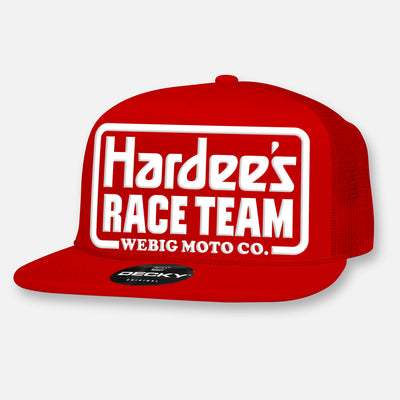 HARDEE'S RACE TEAM FLAT BILL HAT