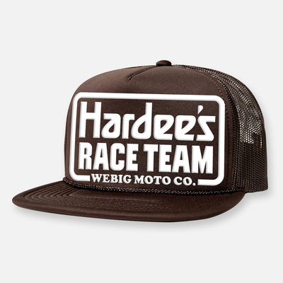 HARDEE'S RACE TEAM FLAT BILL HAT
