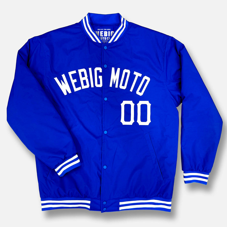 HELLRAISER ALLSTAR BOMBER JACKET ROYAL BLUE-WHITE