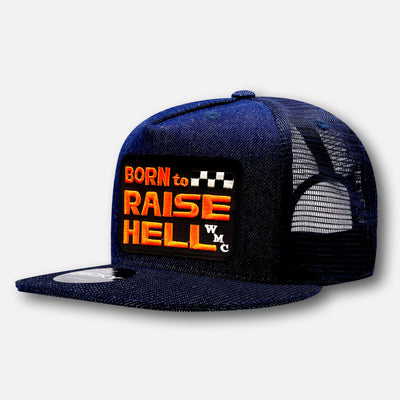 INDUSTRIAL DENIM PATCH HAT