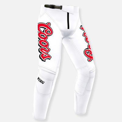 SILVER BULLET RACE TEAM PANT WHITE